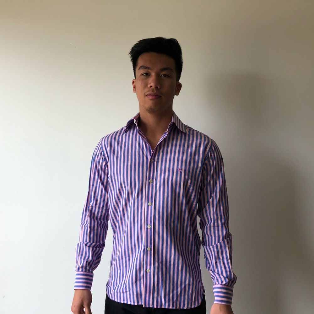 Burberry London Mens Dress Shirt